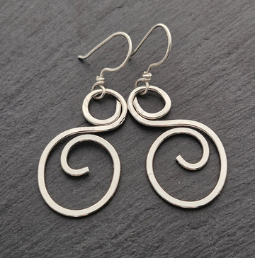 SPIRAL Earrings - Sterling Silver