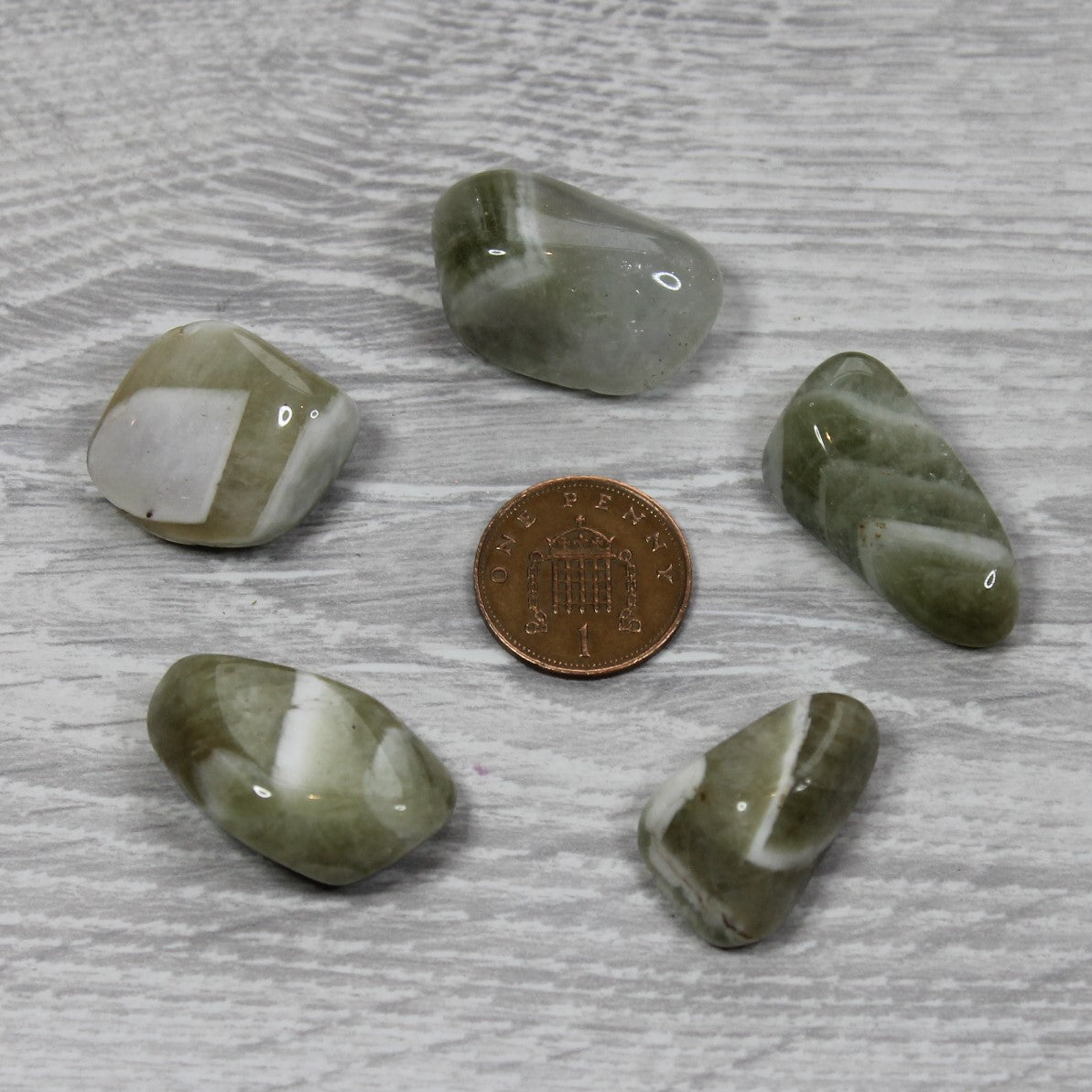 PRASIOLITE Tumblestone image 2