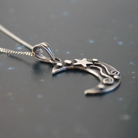 THE CHARMING MOON Pendant - Sterling Silver image 1
