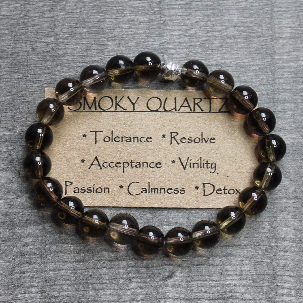 SMOKY QUARTZ Bracelet - Sterling Silver image 3